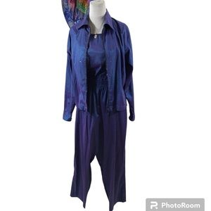 Kokomo vintage iridescent 3pc pant set M